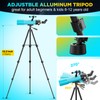 Astronomical Telescope for Adults Kids 8-12: High Powered 80mm Portable