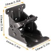 DXIA 4 Pack Folding Lock Extension Table Bed Leg Feet