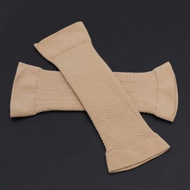 LIOOBO 2 Pairs Lymphedema Arm Sleeve Post Mastectomy Compression Sleeve Anti Swelling Glove Gauntlet Arm Support Brace for Anti Edema Swelling Lymphedema