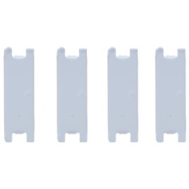 Metal Consumer Unit Blanks, White, Steel, Universal Fit, Single Module (4)
