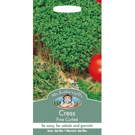 Mr Fothergill's 18292 Vegetable Seeds, CRESS Fine Curled
