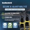 BoatBuckle's Pro Series Kwik-Lok Boat Tie Down Straps to Trailer