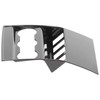 Armrest Box Rear Air Vent Trim Anti Kick Cover Carbon