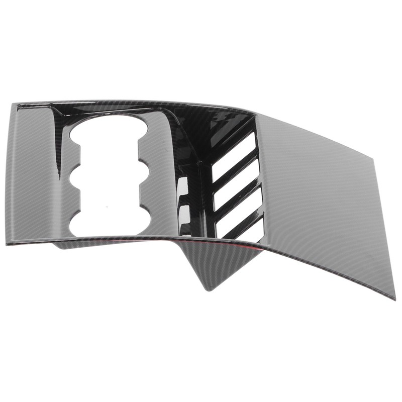 Armrest Box Rear Air Vent Trim Anti Kick Cover Carbon