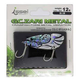 ISSEI Metal Vibe G.C. Zarimetal, 0.4 oz (12 g), Gold and Silver #59 Lure