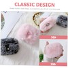 TEHAUX Fluffy Plush Earbuds Protector Cover for Cute Stylish Earphone