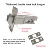 HOCONNIE Invisible Recessed Handle Door Handle Sets Pocket Door Lock