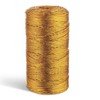 656 Feet/218 Yards Metallic Cord Gold Twine, 1 Spool 1.5