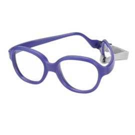 BiBiBear Blue Light Blocking One-piece Frame Glasses for Kids Girls Boys Reduces Eyestrain Blue