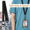 Badge Holder ID Card Holder Wallet, Holds Upto 4 Cards,