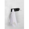 Ambrosya - Towel Holder Made of Stainless Steel in Black