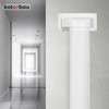 KOTARBAU® Flat Duct Deflection Piece 90° for Ventilation Duct Round-Square