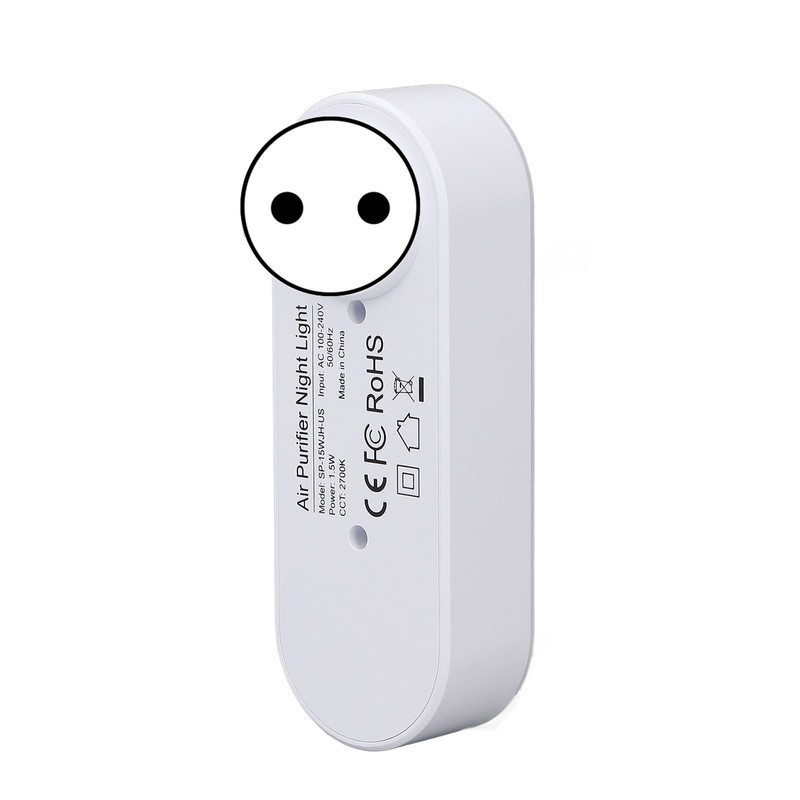 Air Purifier Night Light Small Plug in Negative Ion Generator