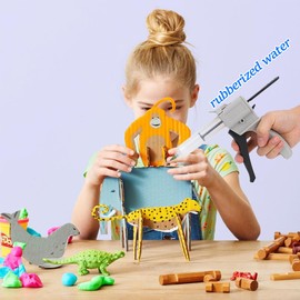 Leopacat 30ml Manual Dispenser Glue Tool, Epoxy Resin Applicator with Ergonomic Handle Plastic Syringe Dispenser for Crafts Dental Impression Mixing Adhesive Sealing DIY Projects