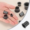 sourcing map 6Pcs Flanged Sleeve Bearing, Plastic Bushing ID 17mm