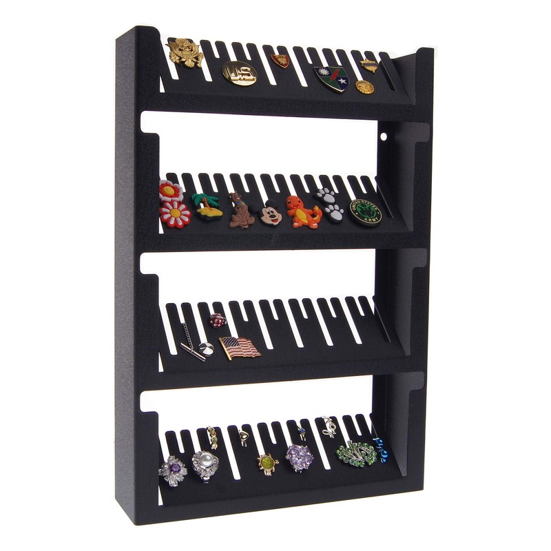 Angelynn's Wall Mounted Large Statement Finger Ring Holder Display, Cufflink/Cuff