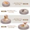 Belababy Donut Dog Cat Bed, Calming Doughnut Fluffy Dog Cat