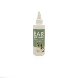 Bark 2 Basics Ear Cleaner for Dogs, 4 oz - All Natural, Witch Hazel, Alcohol Free, Gentle Aloe Vera and Chamomile Extract Base, Breaks Through Tough Wax | Bark2Basics