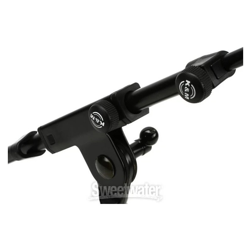 K&M 25950 Extra Low Profile Tripod Base Boom Mic Stand