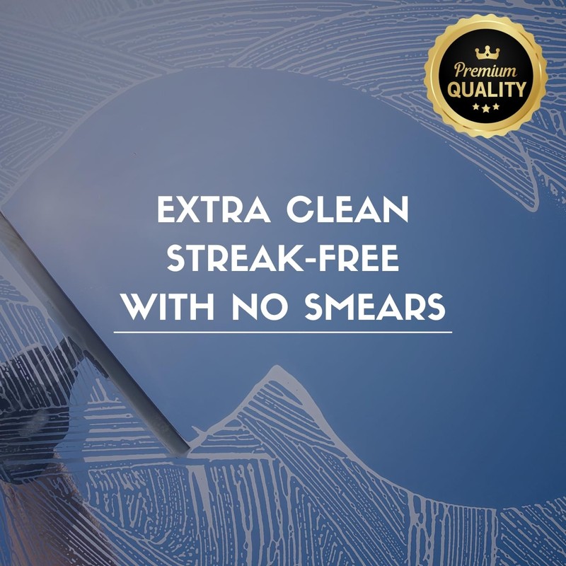 Avern Professional Window Squeegee Stainless Steel Wiper With Big 30cm/12inch
