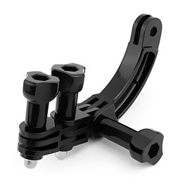 SOONSUN Curved Extension Arm Mount + 90 Degree Rotary Connector Chain For GoPro Hero 13, 12, 11, 10, 9, 8, 7, 6, 5, Session, 4, 3+, 3, 2, 1 Cameras