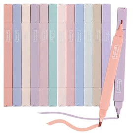BAISDY 12Pcs Pastel Highlighters Aesthetic Cute Highlighters for School Office Journal