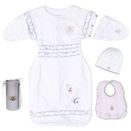 Royal Baby Snap and Dream Swaddle Transition with hat and bib in Gift Box