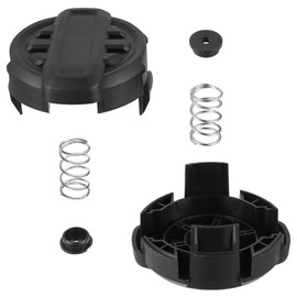 HUAREW DWO1DT995 Weed Trimmer Head Cap Cover for D-ewalt Weed Trimmer Head Cap Parts, String Trimmer Head Cover with Weedeater Spring and Cap for D-ewalt String Trimmer Cap DCST922(Pack of 2)