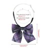 [Elerevyo] Plaid Uniform Pre-tied Knot Cute Colorful Bow Tie for