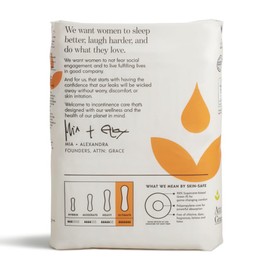 Attn: Grace Ultimate Incontinence Pads for Women, 28-Pack - High Absorbency, Breathable, Plant-Based - Overnight Pads for Heavy Bladder Leaks & Sensitive Skin