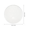 TOMETURE Convex Clock Glass Replacement: 8.2cm/3.2 Inch Round Transparent Dome