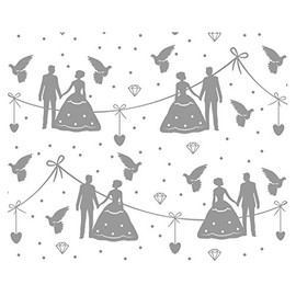 Ursus 81934601 Magic Paper 250 g/m², DIN A4, 10 sheets, Wedding