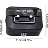 Small Cash Box, Small Safe, Cash Box with 2 Keys,