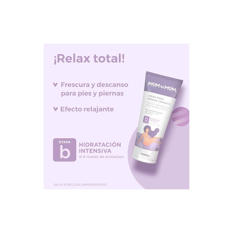 MOM to MOM Crema para Piernas Cansadas ETAPA b 190ml