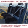 StarknightMT UTV Defender Seat Cover, Waterproof Dustproof Seat Covers Black
