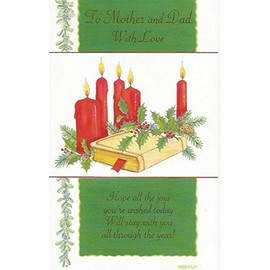 To Mother and Dad with Love Hope All the Joys You're Wished Today Will Stay with You All Through the Year! (C22)