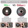 VZLQZJMKY 5 Pcs Wool Felt Flap Polishing Disc and Compound