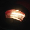 Grill Side Mount Motorcycle Tail Light License Plate Bracket for