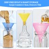 6 Pcs Plastic Funnel Set - Mini/Small/Large Funnels Set for