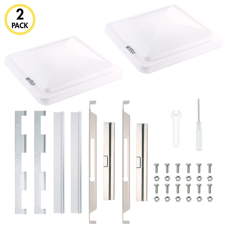 ONLTCO Expert RV Vent Lid Replacements (2-Pack) - Universal Fit
