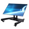 BIGalleons Mobile TV Mount Stand, Low Height Monitor Cart with