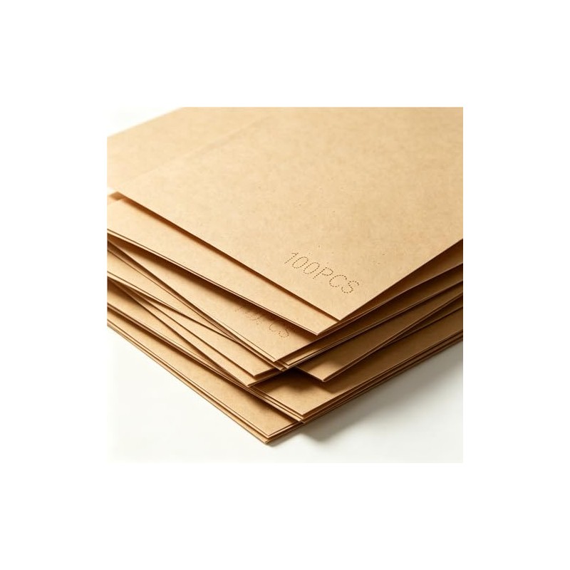 jakilee 100 Sheets Blank Braille Paper, 8.5 x 11 Inch
