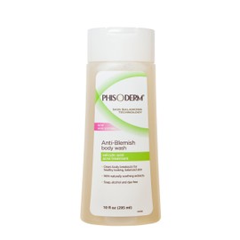 Phisoderm Anti-Blemish Body Wash, 10-Ounce Bottles (Pack of 3)