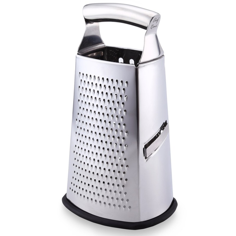Chef Remi Food Grater | 4-Sided Blades Stainless Steel Cheese