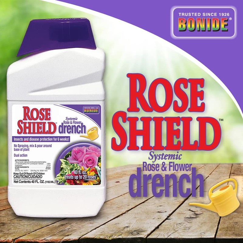 Bonide Rose Shield Systemic Rose & Flower Drench, 40 oz
