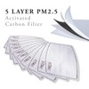 2PCS 5 Layer Breathable Cotton Face Mask with Filter –