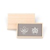 Nosaku Chopsticks Rest - Crane Turtle [100% Tin] 502000