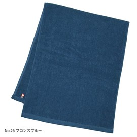 Imabari Towels, Commercial Use, Face Towels, Set of 2, M Color, 13.4 x 33.9 inches (34 x 86 cm), For Beauty Salons, 100 Colors, Lightweight, Thin, Room Drying, Absorbent and Quick Drying (Bronze Blue,