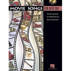 Movie Songs Instrumental Folio Alto Sax BK/CD (Book & CD): Instrumental Play-Along