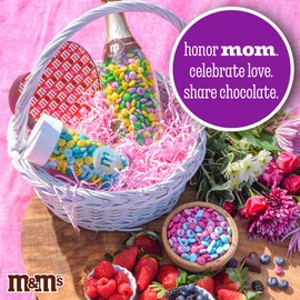 M&M’S WORLD Mother's Day Milk Chocolate Candy - 2lbs of Bulk Chocolate Candies in a Resealable Pack, For Mother's Day Celebrations